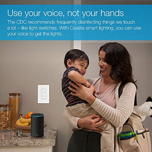Load image into Gallery viewer, Lutron Caseta Wireless Smart Lighting Dimmer Switch and Remote Kit for Wall & Ceiling Lights, P-PKG1W-WH, White
