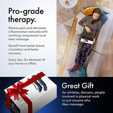 Load image into Gallery viewer, Reathlete Leg Massager, Air Compression for Circulation Calf Feet Thigh Massage, Muscle Pain Relief, Sequential Boots Device with Handheld Controller with Knee Heat Function