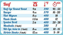Load image into Gallery viewer, Perfect Accessories for Instant Pot (100 Foods) and Air Fryer (76 Foods) Cooking Times Magnets 8"x11" Big Magnet Big Text Easy To Read Accurate Cookbook Recipes Reference Cheat Sheet Chart Great Gifts