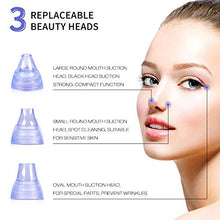 Load image into Gallery viewer, Mlikang Blackhead Remover Vacuum Suction Pore Cleaner, Blackhead Vacuum Extractor Tool Device Comedo Removal Suction Kit Electric Cleaning Tool Beauty Device for Women Men Face Nose