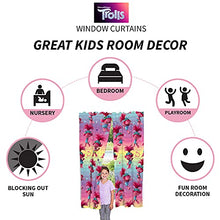 Load image into Gallery viewer, Franco Kids Room Window Curtains Drapes Set, 82 in x 63 in, Trolls World Tour
