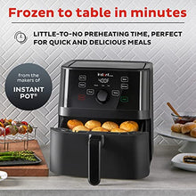 Load image into Gallery viewer, Instant Vortex 5.7 Quart Air Fryer, Customizable Smart Cooking Programs, Digital Touchscreen and Non-Stick Air Fryer Basket, Black
