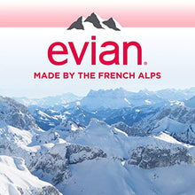Load image into Gallery viewer, evian Natural Spring Water 1 Liter (Pack of 6), Naturally Filtered Spring Water, Naturally Filtered Spring Water in Large Bottles