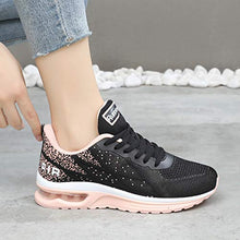 Load image into Gallery viewer, GANNOU Women's Air Athletic Running Shoes Fashion Sport Gym Jogging Tennis Fitness Sneaker Peachblack 7.5 B(M) US