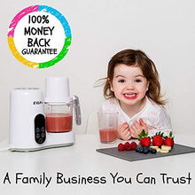 Load image into Gallery viewer, Baby Food Maker | Baby Food Processor Blender Grinder Steamer | Cooks & Blends Healthy Homemade Baby Food in Minutes | Touch Screen Control | 6 Reusable Food Pouches | Bottle Warming Too