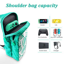 Load image into Gallery viewer, Switch Travel Bag, Compatible for Nintendo Switch / Switch OLED,Console,Dock,Joy-Con&Switch Accessories, Nylon Water Resistant Portable Shoulder Chest Crossbody Side Bag Sling Backpack for Men & Boys