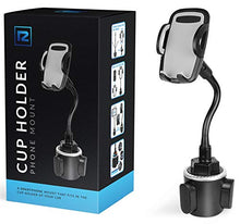Load image into Gallery viewer, R2 Cup Holder Phone Mount - Compatible with All Models of iPhone, Samsung, Google, Motorola, Nokia, LG, Sony, Lenovo, Huawei & More!