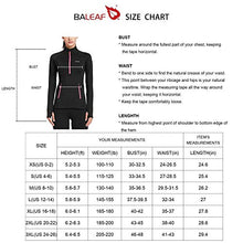 Load image into Gallery viewer, BALEAF Women's Thermal Fleece Half Zip Thumbholes Long Sleeve Running Gear Pullover for Cold Weather Black Size L