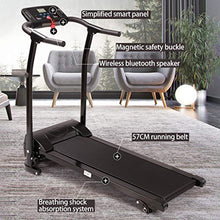 Load image into Gallery viewer, UNBRUVO Electric Folding Treadmill with Incline LCD Display, Fitness Motorized Running Jogging Machine 265 LBS Load-Bearing,Perfect for Home Exercise,Fast and Easy Assembly