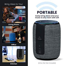 Load image into Gallery viewer, Echo Dot (2nd Generation) Speaker Dock | Portable, Premium 360 Sound, 10 Hours of Playtime, Rechargeable Battery | Amazon Alexa Accessories | Smart Home Audio | Charcoal (Echo Dot Not Included)