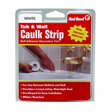 Load image into Gallery viewer, Red Devil 0151 (Wide) 1-5/8 in. x 11 ft. Tub & Wall Caulk Strip, 1-5/8" x 11', White