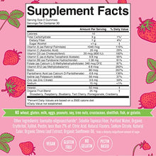 Load image into Gallery viewer, Vitamins for Women with Organic Ingredients | Vegan Womens Vitamins | Immune Support Daily Women's Multivitamin | Hair, Skin and Nail Gummy Vitamins for Women | 0g Sugar Per Serving | 60 Count