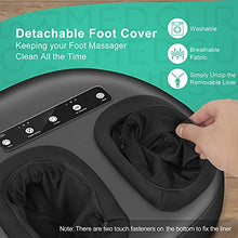 Load image into Gallery viewer, Medcursor Foot Massager Machine with Heat, Shiatsu Deep Kneading Massage, Multi-Level Settings, Air Pressure, Electric Muscle Roller Feet Massager, Fits Feet Up to Size 11