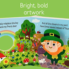 Load image into Gallery viewer, Lucky Little Leprechaun (Plush Finger Puppet Board Book - St. Patrick's Day Gifts for Children Ages 0-4)