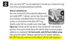 Load image into Gallery viewer, K&H Pet Products Kitty Sill Cat Window Hammock Perch Unheated Soft Fleece 14 X 24 Inches