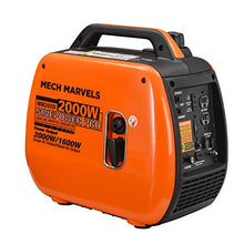 Load image into Gallery viewer, Mech Marvels Super Quiet 2000 Watt Portable Inverter Generator, Carb Compliant, Clean Sine Wave MM2000I
