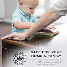 Load image into Gallery viewer, Bebe Earth - Baby Proofing Edge and Corner Guard Protector Set (16 Corners) - Safety Bumpers - Child Proof Furniture and Tables - Pre-Taped Bumper Corners (Brown)