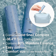 Load image into Gallery viewer, THESAEM Snail Essential EX Cooling Solution Stick Balm – Under Eye Depuffing & Soothing – Face & Eye Serum Treatment – With Snail Collagen & Aquaxyl for Moist Glow, 0.38oz.