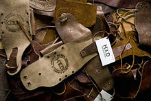 Load image into Gallery viewer, Hide & Drink, Men's Two Row Stitch Leather Belt Handmade :: Bourbon Brown (Size 42)