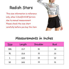 Load image into Gallery viewer, Radish Stars Women's Sexy Crop Tank Tops Sleeveless Longsleeve Club Cami Tube Top Tees Bikinis Silver