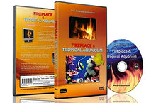 Load image into Gallery viewer, Ambient DVD - Fireplace and Tropical Aquarium - 2 Hours of HD Video Moods -with 25 Minutes Loops