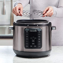 Load image into Gallery viewer, Crock-Pot 8-Quart Multi-Use XL Express Crock Programmable Slow Cooker and Pressure Cooker with Manual Pressure, Boil & Simmer, Black Stainless