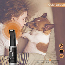 Load image into Gallery viewer, Dog Clippers, Cordless Cat and Small Dogs Clipper, Low Noise Electric Pet Trimmer, Dog Grooming Clippers for Trimming The Hair Around Paws, Eyes, Ears, Face, Rump