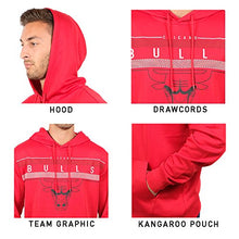 Load image into Gallery viewer, Ultra Game NBA Chicago Bulls Mens Fleece Midtown Pullover Sweatshirt, Team Color, Small