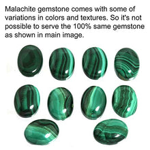 Load image into Gallery viewer, 925 Sterling Silver Ring Natural Malachite Handmade Jewelry Size 9
