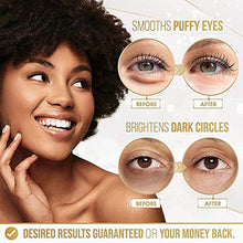 Load image into Gallery viewer, 24K Gold Eye Mask– 20 Pairs - Puffy Eyes and Dark Circles Treatments – Look Less Tired and Reduce Wrinkles and Fine Lines Undereye, Revitalize and Refresh Your Skin