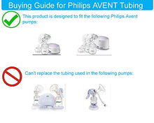 Load image into Gallery viewer, Replacement Tubing for Philips Avent Comfort Breastpump, Replaces Avent tubing or Philips tubing; Retail Pack, 2 Tubes/Pack; Made by Maymom (Two Tubes)