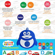 Load image into Gallery viewer, Bilingual Talking Poster: Music + ABC + 123s + Eng & Spanish + Songs - Perfect educational toys for 2 year olds and learning toys for 3 year olds. (Alphabet)