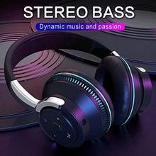 Load image into Gallery viewer, Wireless Headphones On Ear with Mic,Bluetooth Headset Foldable Headphone,Sport Earphones Headset for Gaming/Running/PC,Ideal Christmas Gift for Women Men Kids