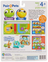 Load image into Gallery viewer, Learning Resources Coding Critters Pair-A-Pets Dinos Romper & Flaps, Screen-Free Early Coding Toy For Kids, Interactive STEM Coding Pet, Kids Dinosaur Toy, 5 pieces, Ages 4+