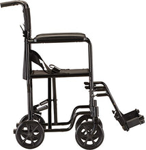 Load image into Gallery viewer, NOVA Medical Products 19" Lightweight Transport/Wheelchair, Black
