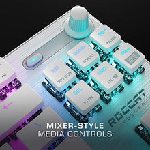 Load image into Gallery viewer, ROCCAT Vulcan TKL Pro PC Gaming Keyboard, Linear Optical Titan Switch, AIMO RGB Lighting, Tenkeyless Mechanical Feel Speed Keystroke, Low Profile Ergonomic Design for Wrist Rest Support, White