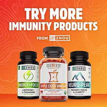 Load image into Gallery viewer, Zhou Thyroid Support Complex with Iodine | Energy, Metabolism & Focus Formula | Vegetarian, No Soy or Gluten | 30 Servings, 60 Caps