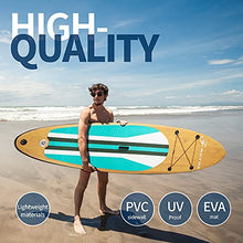 Load image into Gallery viewer, Inflatable Stand Up Paddle Board, 11'×33''×6''(6'' Thick) ISUP Non-Slip Deck,Bottom Fin for Paddling, Surf Control with Premium SUP Accessories & Backpack for Youth Adults Beginner