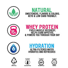 Load image into Gallery viewer, Protein2o 15g Whey Protein Infused Water, Flavor Fusion Variety Pack, 16.9 oz Bottle (Pack of 12)