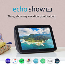 Load image into Gallery viewer, Echo Show 8 -- HD smart display with Alexa – stay connected with video calling - Charcoal