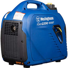 Load image into Gallery viewer, Westinghouse iGen2200 Portable Inverter Generator 1800 Rated & 2200 Peak Watts, Gas Powered, CARB Compliant