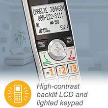 Load image into Gallery viewer, AT&T DECT 6.0 Expandable Cordless Phone with Answering System, Silver/Black with 3 Handsets