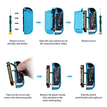 Load image into Gallery viewer, 2 Pack Joycon Joysticks, Joycon Repair Kit Joystick Replacement Parts for Nintendo Switch, Switch Lite & Switch OLED, Include Thumb Grips, Metal Lock Buckles