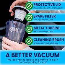 Load image into Gallery viewer, Portable Car Vacuum Cleaner: High Power Corded Handheld Vacuum w/ 16 foot cable - 12V - Best Car & Auto Accessories Kit for Detailing and Cleaning Car Interior