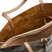 Load image into Gallery viewer, Anne Klein East West Bonded Tote, Snake