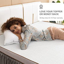 Load image into Gallery viewer, BedStory 3 Inch Memory Foam Mattress Topper, Cooling Gel Infused Toppers for Twin Size Bed, Premium Mattress Pad with Removable Soft Cover, 2-Layer Ventilated Design & High-Density Memory Foam