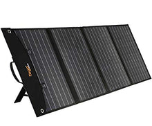 Load image into Gallery viewer, TogoPower 120W Portable Foldable Solar Panel Charger for Baldr/Jackery/GoalZero/Paxcess Power Station Generator with Dual USB Ports & 18V DC Output for RV Boat Laptop Tablet iPhone iPad Camera Lamp