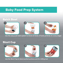 Load image into Gallery viewer, Nuby Mighty Blender with Cook Book, 22-Piece Baby Food Maker Set, Cool Gray