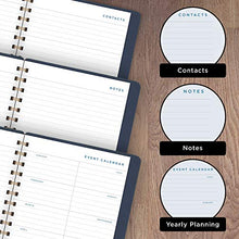 Load image into Gallery viewer, Academic Planner 2021-2022, AT-A-GLANCE Weekly & Monthly Planner, 8-1/2" x 11", Large, for School, Teacher, Student, Signature Collection, Gray Felt (YP905A25)