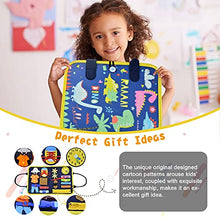 Load image into Gallery viewer, Busy Board, Montessori Toys Sensory Activity Developing Board for Fine Motor Skills, Sensory Toys Learning Board for Toddlers, Travel Toys for Plane and Car, Gifts for 2-6 Year Old Boys & Girls